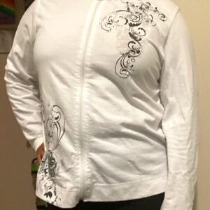 Y2K white jacket